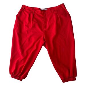 GolfKnickers.com Golf Knickers Pants Mens Size 46 Bright Red Pleated Classic